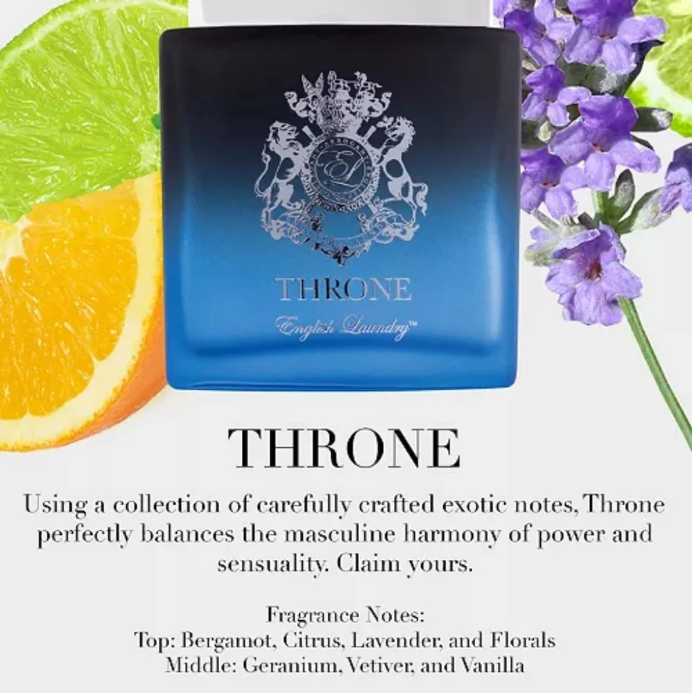 English Laundry Throne Blue NWT